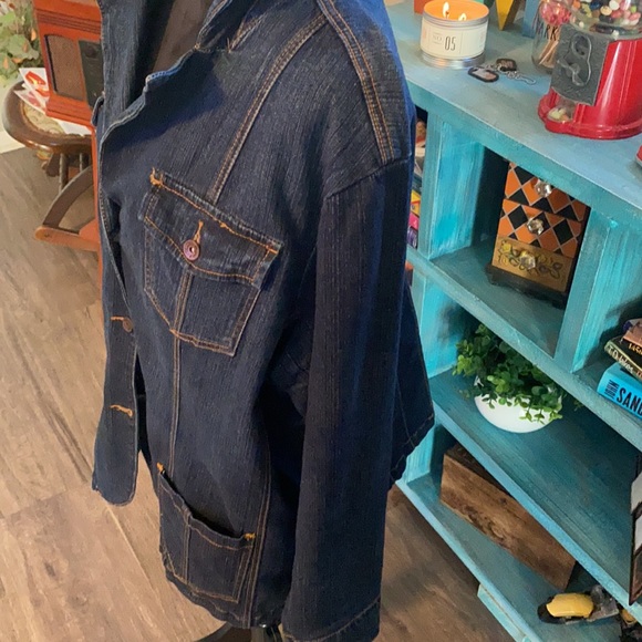 Blazer Style Jean Jacket! - Picture 3 of 5